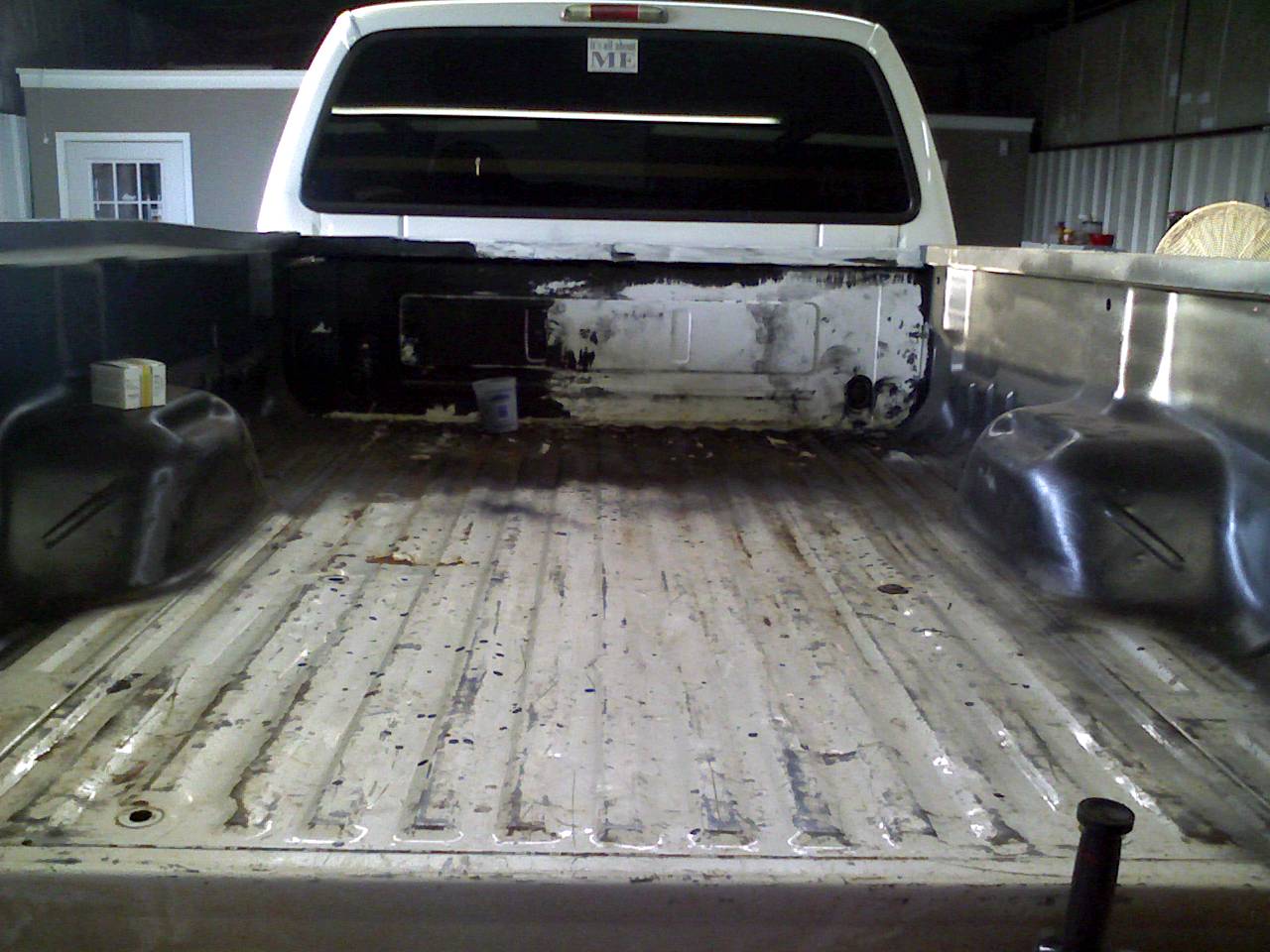 how to remove bed liner from a truck