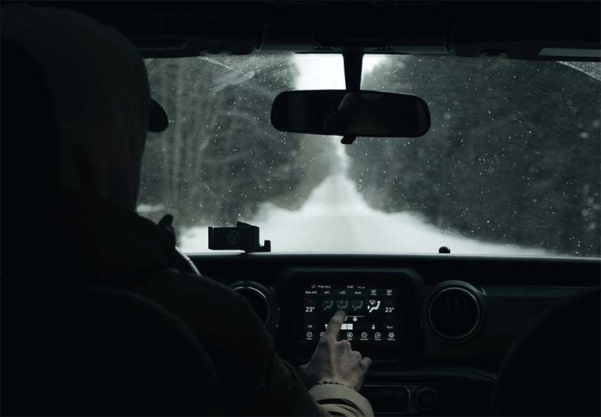 driving in snow