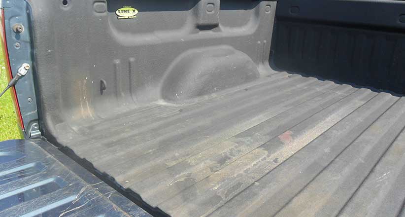 Gray Truck Bed Liner - Roll On or Spray In Bed Liner - Truck Bed