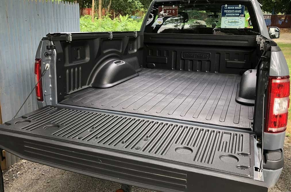 F 150 2021 2023 Black Bedliner For Bed With Power Inverter Ph